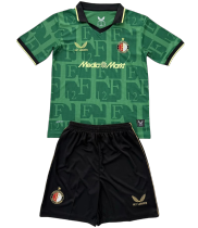 25-26 Feyenoord Rotterdam Fourth Away Set.Jersey & Short High Quality