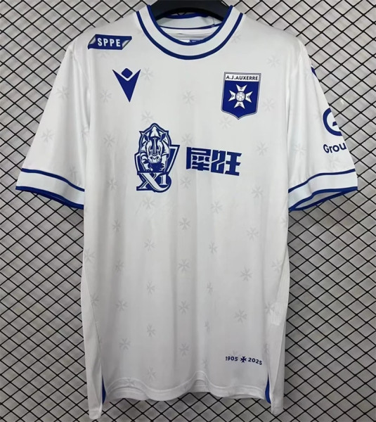 25-26 AJ Auxerre home Fans Version Thailand Quality