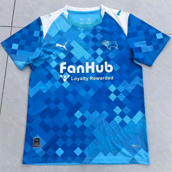 25-26 Derby County Third  Away Fans Version Thailand Quality