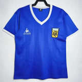 1986 Argentina Away Retro Jersey Thailand Quality