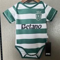 25-26  Sporting Lisbon home baby soccer Jersey