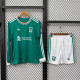 Long sleeve Kids kit 25-26 Liverpool Third Away Thailand Quality