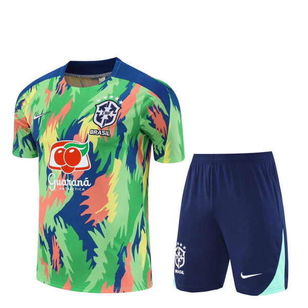 2025 Brazil (Training clothes) Adult Jersey & Short Set Quality