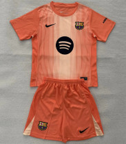 Kids kit 25-26 FC Barcelona (Goalkeeper) Thailand Quality