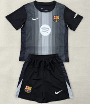 Kids kit 25-26 FC Barcelona (Goalkeeper) Thailand Quality