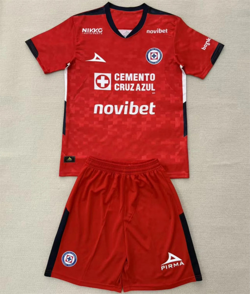 Kids kit 25-26 Cruz Azul (Goalkeeper) Thailand Quality