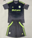 25-26 Aston Villa (Goalkeeper) Set.Jersey & Short High Quality