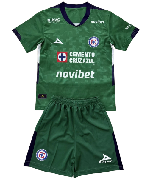 25-26 Cruz Azul (Goalkeeper) Set.Jersey & Short High Quality