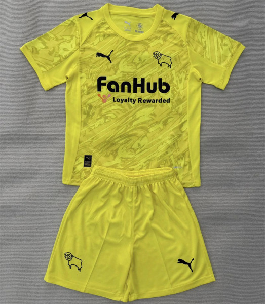 Kids kit 25-26 Derby County (Goalkeeper) Thailand Quality