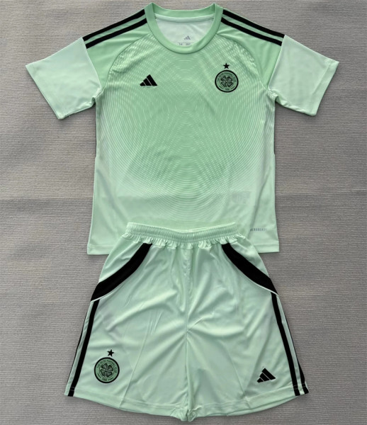 Kids kit 25-26 Celtic (Goalkeeper) Thailand Quality