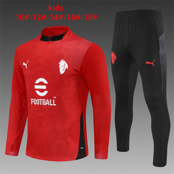 Young 25-26 AC Milan (red) Sweater tracksuit set