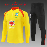 Player Version Young 25-26 Brazil (yellow) Sweater tracksuit set