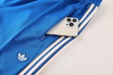 25-26 Real Madrid (bright blue) Jacket Adult Sweater tracksuit set