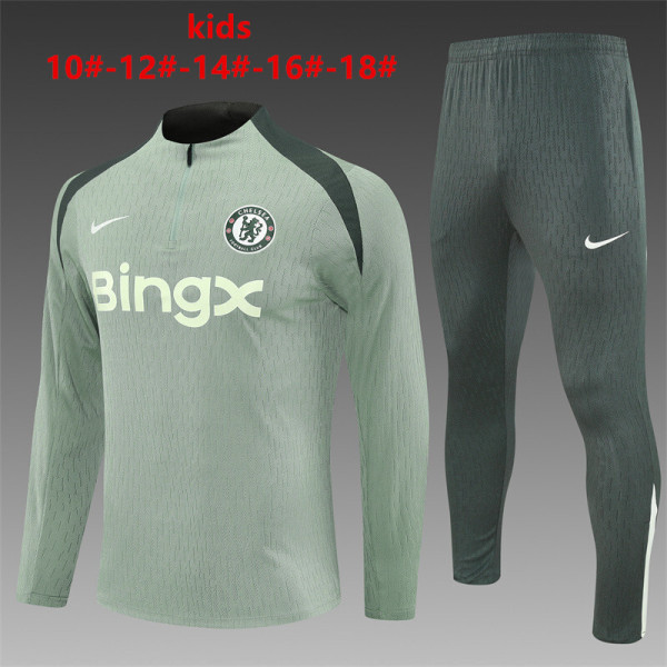 Player Version Young 25-26 Chelsea (light green) Sweater tracksuit set