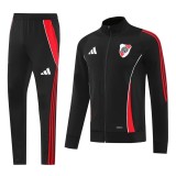 25-26 CA River Plate (black) Jacket Adult Sweater tracksuit set