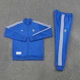 25-26 Real Madrid (bright blue) Jacket Adult Sweater tracksuit set