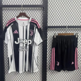 25-26 Juventus FC home Set.Jersey & Short High Quality