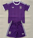Kids kit 25-26 Aston Villa (Goalkeeper)  Thailand Quality
