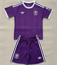 Kids kit 25-26 Aston Villa (Goalkeeper)  Thailand Quality