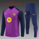 Player Version Young 25-26 Barcelona (Purple) Sweater tracksuit set