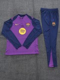 Player Version Young 25-26 Barcelona (Purple) Sweater tracksuit set