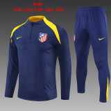 Player Version Young 25-26 Atletico Madrid (royal blue) Sweater tracksuit set