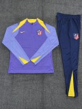 Player Version Young 25-26 Atletico Madrid (Purple) Sweater tracksuit set