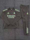 Young 25-26 Real Madrid (khaki) Sweater tracksuit set