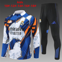 Young 25-26 Real Madrid (Yellow Orchid) Sweater tracksuit set