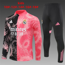 Young 25-26 Real Madrid (Black Powder) Sweater tracksuit set