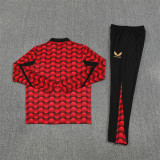 25-26 Feyenoord Rotterdam (red-black) Adult Sweater tracksuit set