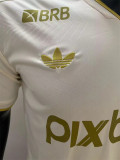 All sponsors 25-26 Flamengo Third Away Fans Version Thailand Quality