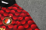 25-26 Feyenoord Rotterdam (red-black) Adult Sweater tracksuit set