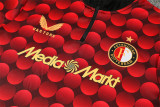 25-26 Feyenoord Rotterdam (red-black) Adult Sweater tracksuit set
