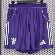 25-26 Manchester United (Player Version) Soccer shorts Thailand Quality