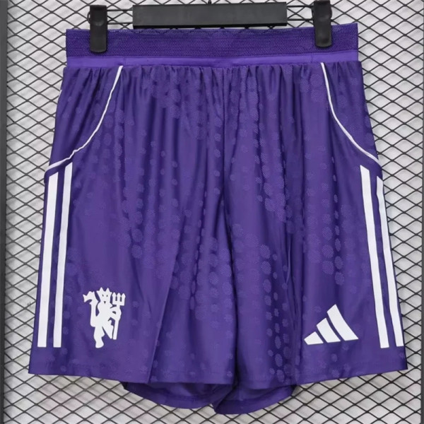 25-26 Manchester United (Player Version) Soccer shorts Thailand Quality