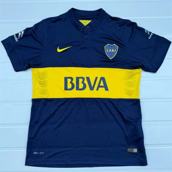 14-15 CA Boca Juniors home Retro Version Thailand Quality