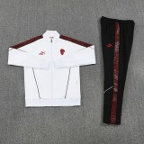 25-26 AC Milan (white) Jacket Adult Sweater tracksuit set