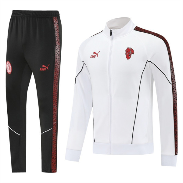25-26 AC Milan (white) Jacket Adult Sweater tracksuit set