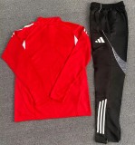 25-26 Sevilla FC (red) Adult Sweater tracksuit set Training Suit