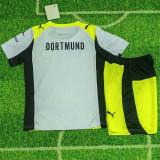 Kids kit 25-26 Borussia Dortmund Away Thailand Quality