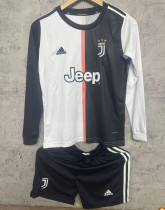 Long sleeve Kids kit 19-20 Juventus home  (Retro Jersey) Thailand Quality