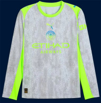 25-26 Manchester City Third Away Long sleeve Thailand Quality
