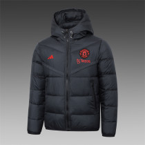 23-24 Manchester United (black) Cotton-padded clothes Soccer Jacket