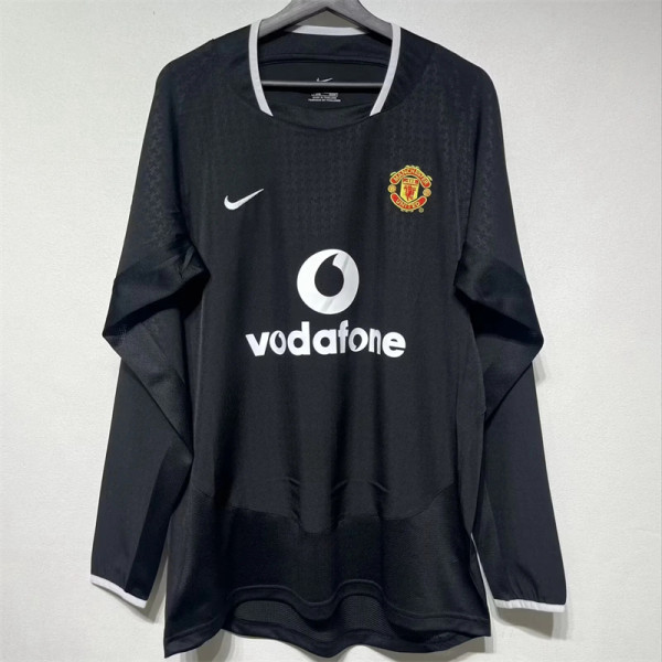Long sleeve 03-04 Manchester United Away Retro Jersey Thailand Quality