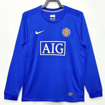 Long sleeve 08-09 Manchester United Third Away Retro Jersey Thailand Quality