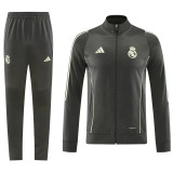 25-26 Real Madrid (grey) Jacket Adult Sweater tracksuit set