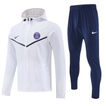25-26 Paris Saint Germain (white) Windbreaker Soccer Jacket set