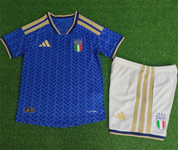 Player Version Kids kit 2025 Italy home Thailand Quality