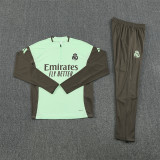 Player Version 25-26 Real Madrid (light green) Adult Sweater tracksuit set